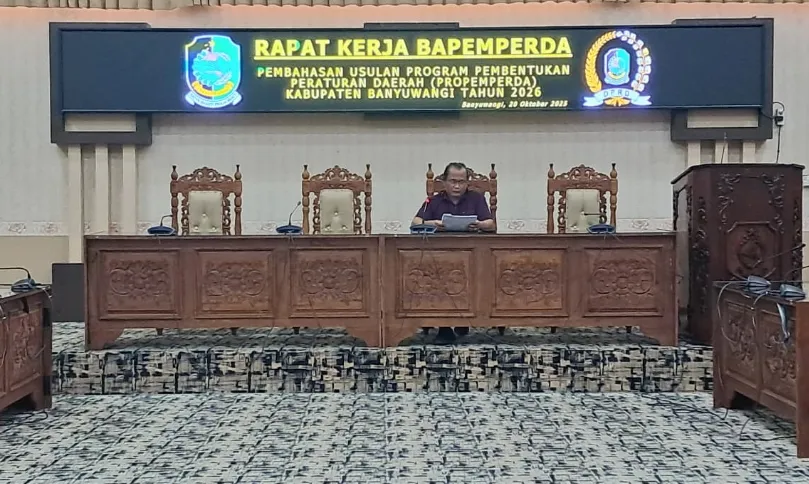 Bapemperda DPRD Banyuwangi Soroti Usulan Raperda Pengelolaan Dana Abadi Daerah untuk Masuk Propemperda 2026