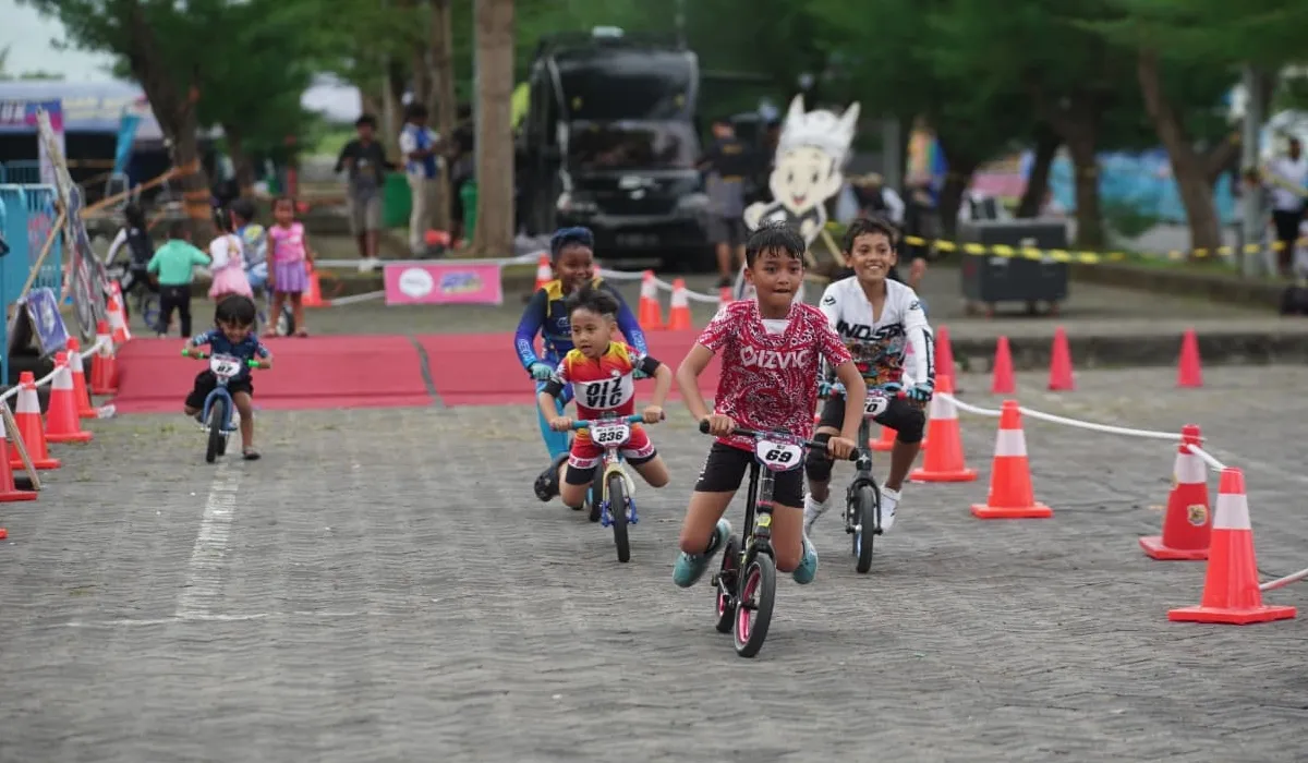 Ratusan Anak Adu Kecepatan di Final Push Bike Series 3 Banyuwangi