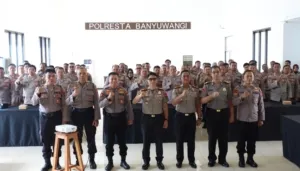 Polresta Banyuwangi Gembleng Sat Samapta, SOP Lapangan Diperketat untuk Hadapi Situasi Rawan