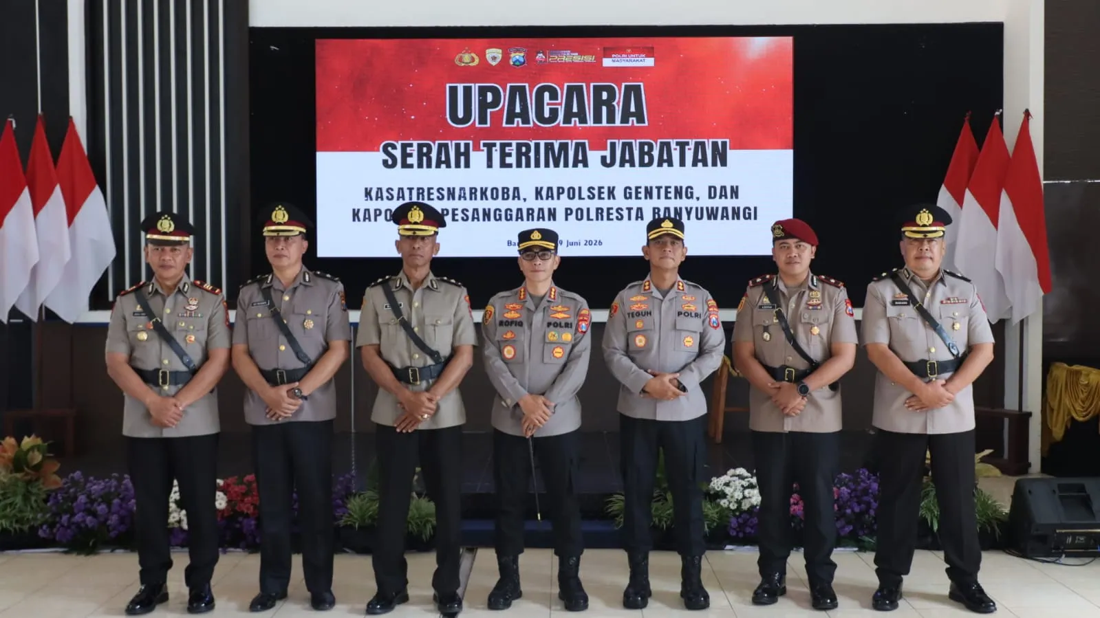 Kapolresta Banyuwangi Pimpin Sertijab Sejumlah Pejabat Strategis, Perkuat Pelayanan untuk Masyarakat