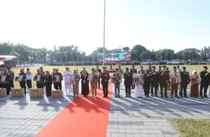 HUT Bhayangkara ke-80 di Banyuwangi Berlangsung Khidmat, Bupati Ipuk Puji Dedikasi Polresta Banyuwangi