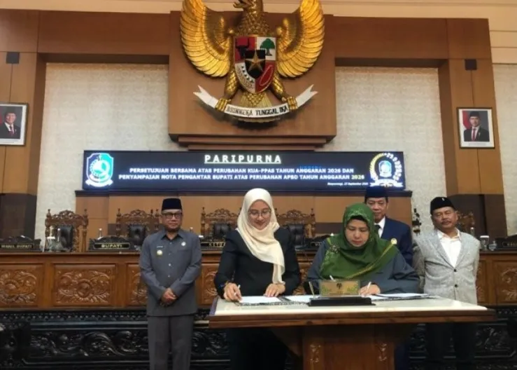 DPRD Banyuwangi Sepakati Perubahan KUA-PPAS 2026, Belanja Daerah Naik Rp217,7 Miliar