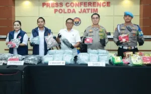 Polda Jatim Ungkap 1.870 Kasus Narkoba, 2.382 Tersangka Diamankan